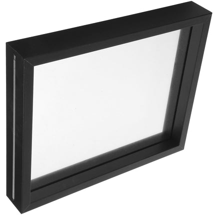 SKISUNO Double-Sided Glass Photo Frame 10.5x8.3in Clear Transparent Picture Frame Set of 1.