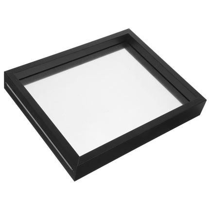 SKISUNO Double-Sided Glass Photo Frame 10.5x8.3in Clear Transparent Picture Frame Set of 1.