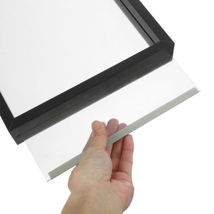 SKISUNO Double-Sided Glass Photo Frame 10.5x8.3in Clear Transparent Picture Frame Set of 1.