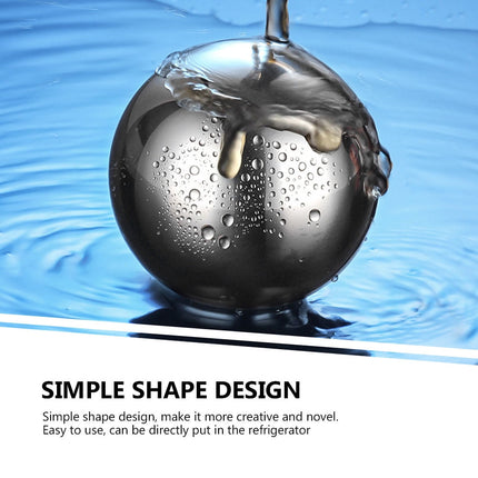 HOOWIFFY Set of 8 Reusable Stainless Steel with Smooth Edges for Bar and Beverage Cooling.