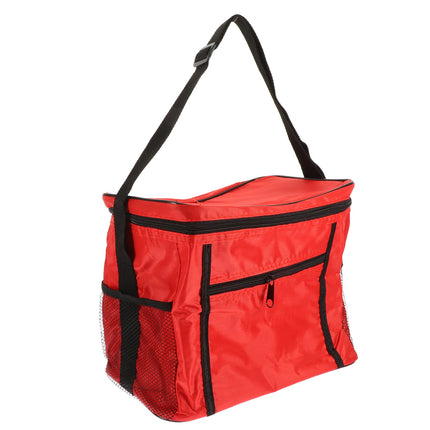 SKISUNO Insulated Reusable Grocery Bags Set of 1 in Red, Thermal Cooler Tote for.