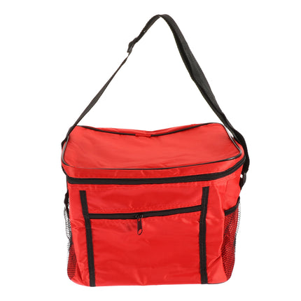 SKISUNO Insulated Reusable Grocery Bags Set of 1 in Red, Thermal Cooler Tote for.