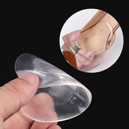 SKISUNO 3 Pairs Gel Forefoot Pad Half Insoles for High Heels Insoles for Women.