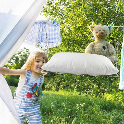 HOOWIFFY Minimalist Clothes Drying Rack with Windproof Design, Prevents Clothes from Blowing , 1 Piece.