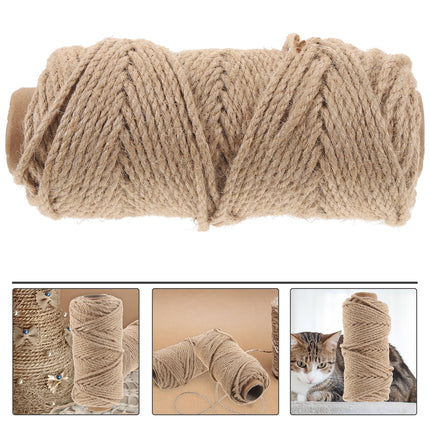 SKISUNO Sisal Rope Cat Scratch Post for Diy Projects 1Pack Natural.