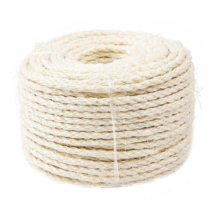 SKISUNO Sisal Rope Cat Scratch Post for Diy Projects 1Pack Natural.