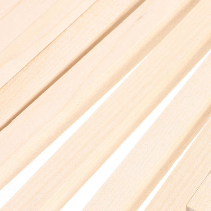 HOOWIFFY 20Pcs Beige Wooden Dowel 1.6X0.4X0.4In Square Dowels For.