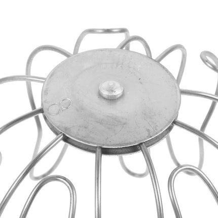 HOOWIFFY Outdoor Drain Leaf Guard Stainless Steel Silver 1Set 3.93X3.93X3.34In.