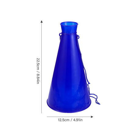 HOOWIFFY Cheer Megaphone 1Pack Blue for Party Favors Kids Cheering Props Outdoor Activities.