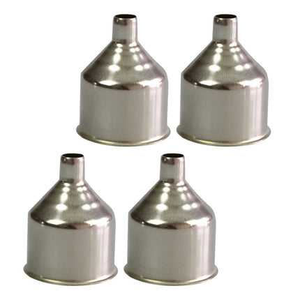 HOOWIFFY 4-Piece Kitchen Funnel Set, Food Grade Silicone, Easy Pouring and Storage for Cooking and Baking.