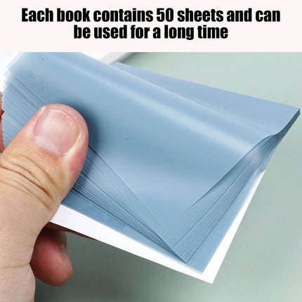 Darzheoy 9Pcs Transparent Sticky Notes, Clear Sticky Notes, Waterproof Translucent Sticky Note Pads for Books Annotation, Clear Post it Notes for Bible Study, Office Multicolor.