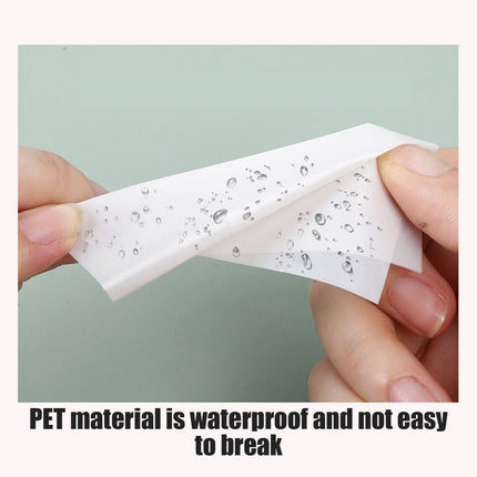 Darzheoy 9Pcs Transparent Sticky Notes, Clear Sticky Notes, Waterproof Translucent Sticky Note Pads for Books Annotation, Clear Post it Notes for Bible Study, Office Multicolor.