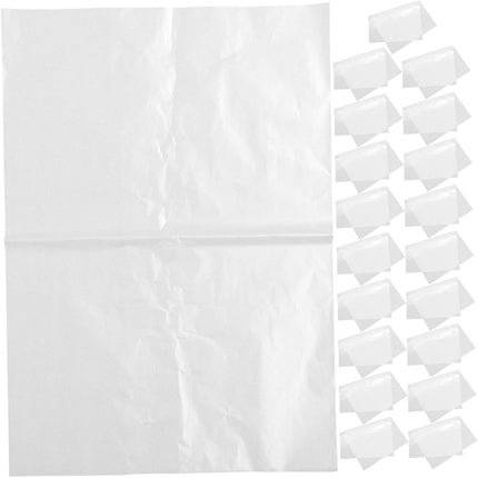 HOOWIFFY Creative White Wrapping Tissue Paper 20 Sheets Wrap for Presents and Crafts.