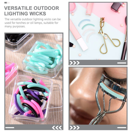 HOOWIFFY Eyelash Curler Refills Multi-Colored 30Pcs 1.1X0.2X0.2In.