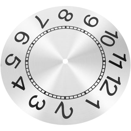 HOOWIFFY Aluminum Clock Face Replacement Dial for Wall Clocks, 1 Set and Easy to Install.