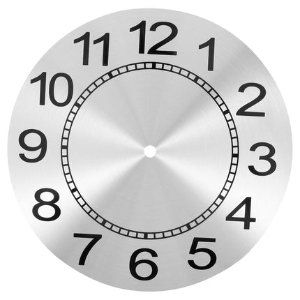HOOWIFFY Aluminum Clock Face Replacement Dial for Wall Clocks, 1 Set and Easy to Install.