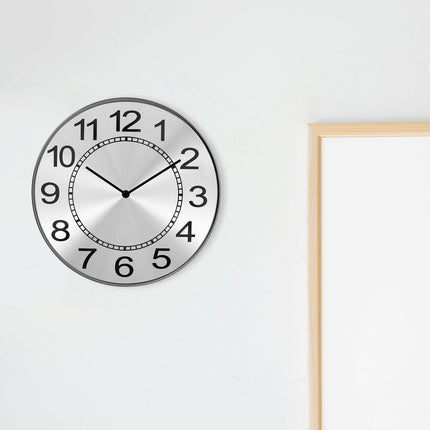 HOOWIFFY Aluminum Clock Face Replacement Dial for Wall Clocks, 1 Set and Easy to Install.