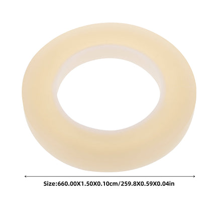 HOOWIFFY Strong Clear Food Sealer Tape 1 Roll Transparent Airtight Sealing Supplies for Kitchen and Storage.