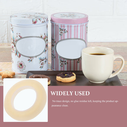HOOWIFFY Strong Clear Food Sealer Tape 1 Roll Transparent Airtight Sealing Supplies for Kitchen and Storage.