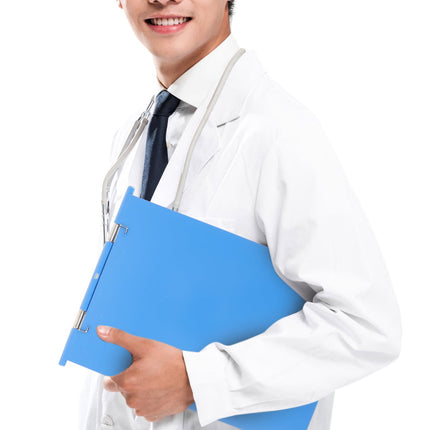 SKISUNO Medical Document Folder 1 Set Rectangular File Folder for Hospital Use Medical Record Organizer 11.8x9.6in.