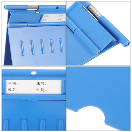 SKISUNO Medical Document Folder 1 Set Rectangular File Folder for Hospital Use Medical Record Organizer 11.8x9.6in.