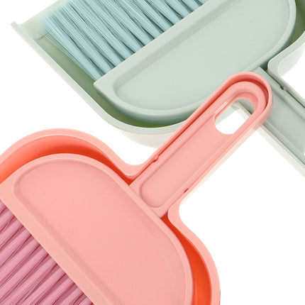 HOOWIFFY Mini Broom and Dustpan Set, 2-Pack , PP Material for Easy Cleaning.