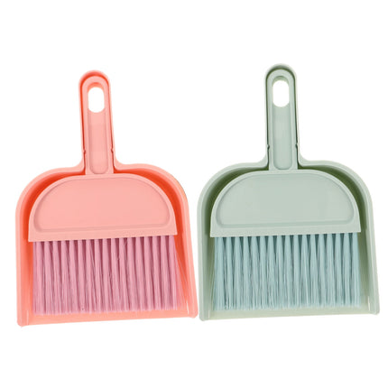 HOOWIFFY Mini Broom and Dustpan Set, 2-Pack , PP Material for Easy Cleaning.