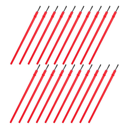 SKISUNO 100Pcs Multi-Needle Nylon Paint Brushes Set for Students, Fine Detail Work and Art Projects.