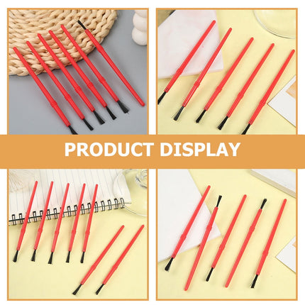 SKISUNO 100Pcs Multi-Needle Nylon Paint Brushes Set for Students, Fine Detail Work and Art Projects.