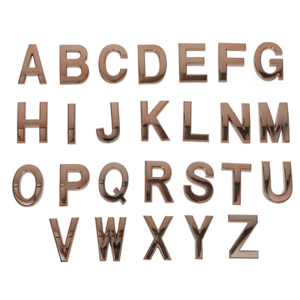 SKISUNO 26Pcs ABS Alphabet Letters For Outside Initials For Decor House Owners.