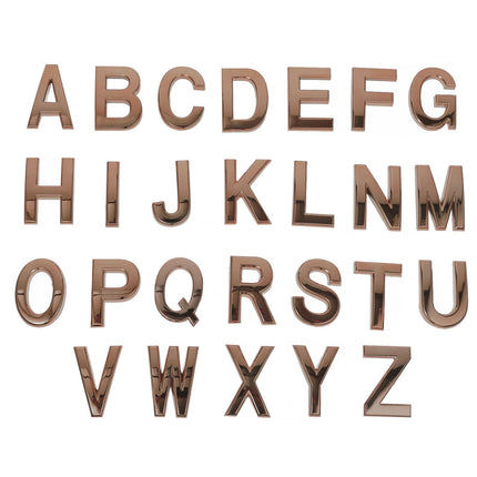 SKISUNO 26Pcs ABS Alphabet Letters For Outside Initials For Decor House Owners.