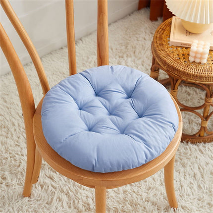 Darzheoy Round Seat Cushion Chair Pads for Kitchen Dining Chairs, Soft Comfort Chair Mat Pillow Cushions for Office Desk Living Room 16 Blue.