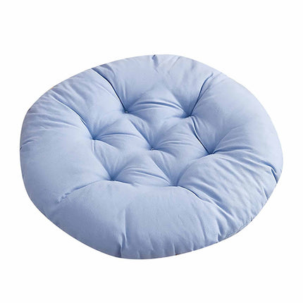 Darzheoy Round Seat Cushion Chair Pads for Kitchen Dining Chairs, Soft Comfort Chair Mat Pillow Cushions for Office Desk Living Room 16 Blue.