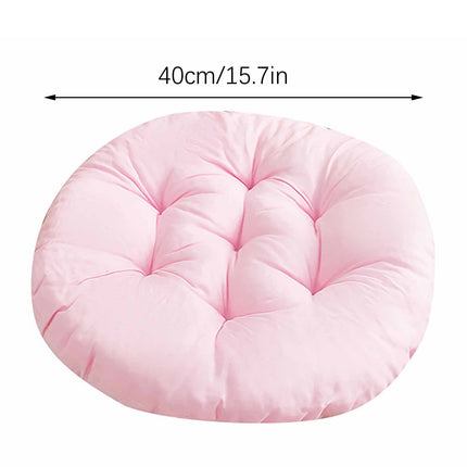 Darzheoy Round Seat Cushion Chair Pads for Kitchen Dining Chairs, Soft Comfort Chair Mat Pillow Cushions for Office Desk Living Room 16 Blue.