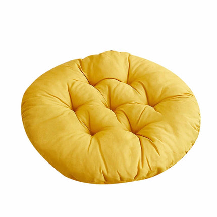 Darzheoy Round Seat Cushion Chair Pads for Kitchen Dining Chairs, Soft Comfort Chair Mat Pillow Cushions for Office Desk Living Room 16 Brown.