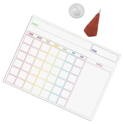 HOOWIFFY Magnetic Whiteboard Erasable Note Boards for Refrigerator, Home, Office, Kitchen, and School Use.