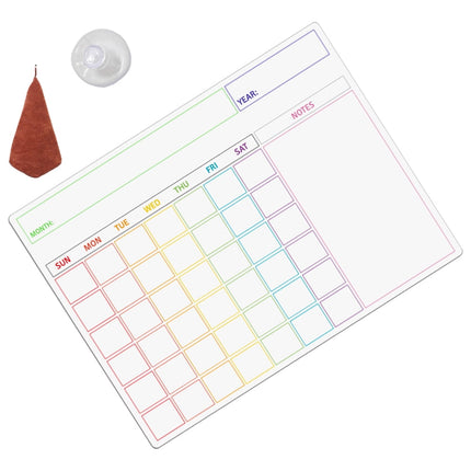 HOOWIFFY Magnetic Whiteboard Erasable Note Boards for Refrigerator, Home, Office, Kitchen, and School Use.