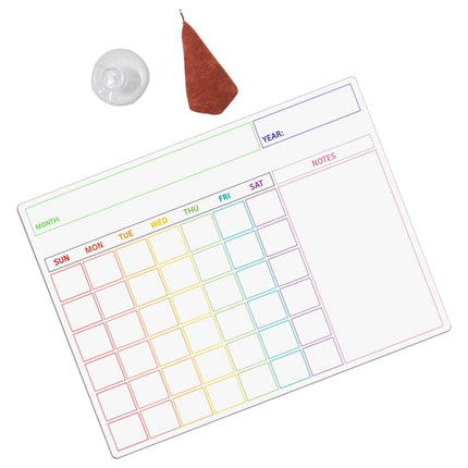 HOOWIFFY Magnetic Whiteboard Erasable Note Boards for Refrigerator, Home, Office, Kitchen, and School Use.