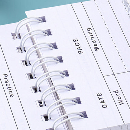 Kdkad Mini Spiral Memo Pads - Pocket-Sized Coil Notebook Set with Ring Binding for Vocabulary, Study Notes & Lists (3x5 inch Travel Notepads)\u200b\u200b 2.9×5.3 in Red.