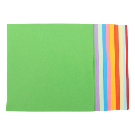 HOOWIFFY 100 Sheets Multicolor Origami Paper 20x20 cm for Kids, Office Crafts, Art Projects and Fun Activities.
