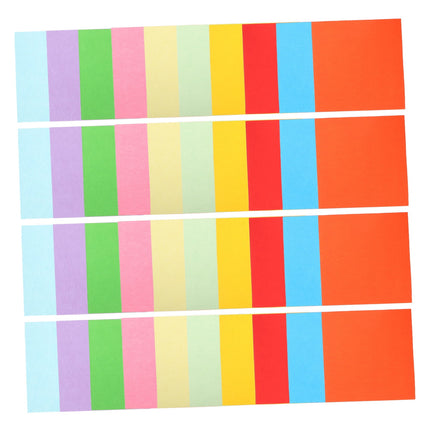 HOOWIFFY 100 Sheets Multicolor Origami Paper 20x20 cm for Kids, Office Crafts, Art Projects and Fun Activities.