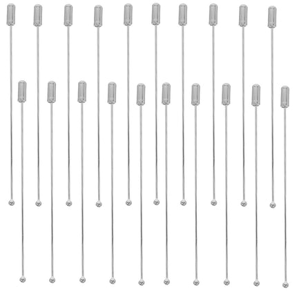 HOOWIFFY Stainless Steel Stick Pins for Crafts and Hats, Elegant and Portable, 20 Pieces.