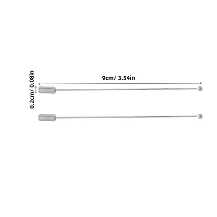 HOOWIFFY Stainless Steel Stick Pins for Crafts and Hats, Elegant and Portable, 20 Pieces.