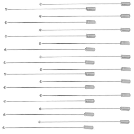 HOOWIFFY Stainless Steel Stick Pins for Crafts and Hats, Elegant and Portable, 20 Pieces.