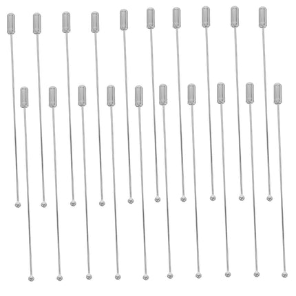 HOOWIFFY Stainless Steel Stick Pins for Crafts and Hats, Elegant and Portable, 20 Pieces.