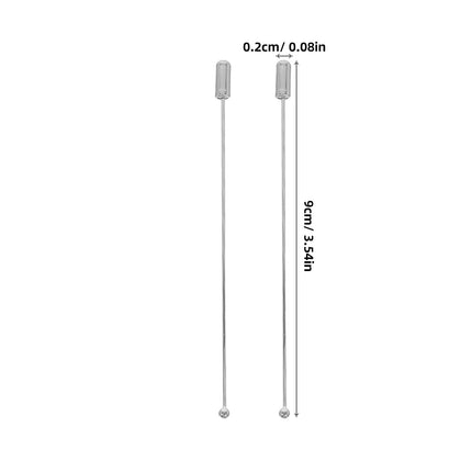 HOOWIFFY Stainless Steel Stick Pins for Crafts and Hats, Elegant and Portable, 20 Pieces.