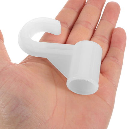 HOOWIFFY Wardrobe Accessories Closet Pole Bracket Hooks, , Easy Install, Space Saving, Closet Organizer Hardware.