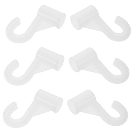 HOOWIFFY Wardrobe Accessories Closet Pole Bracket Hooks, , Easy Install, Space Saving, Closet Organizer Hardware.