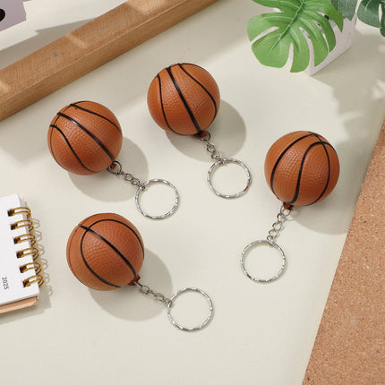 HOOWIFFY 24pcs Basketball Party Favors Simple Design Alloy Key Decoration for Adults.