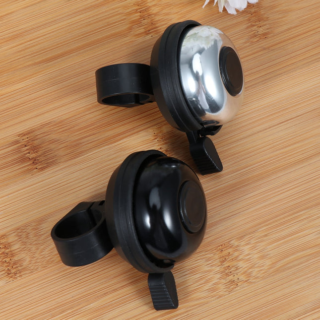 Aluminum Alloy Bike Bell with Loud Ring Tone for Mountain Bikes and Kids Bikes 2 Pieces Assorted.